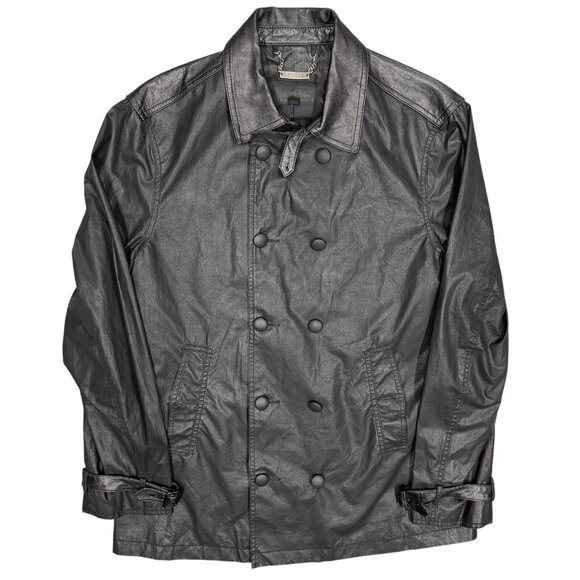 John Varvatos USA Lamb Skin Leather Jacket Black XL - Picture 1 of 10